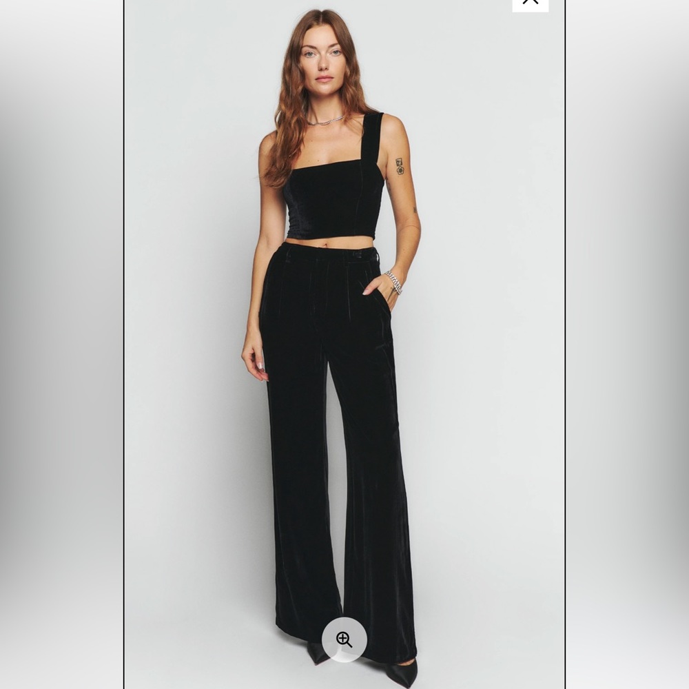 Reformation Petite Velvet Pant